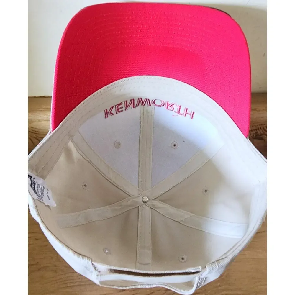 Kenworth Baseball Cap Hat Men's Adjustable Beige Red Wisconsin Trucking Driver
